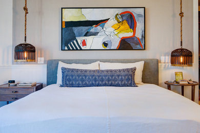 Inspiration for a contemporary bedroom remodel in Los Angeles