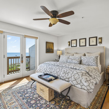 Main bedroom with private deck