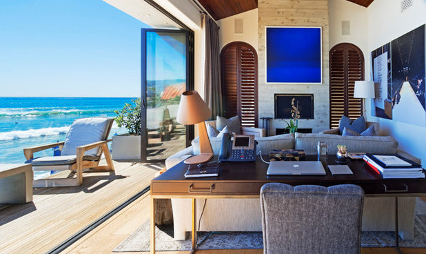 Tropical Living Room by Carolyn Reyes