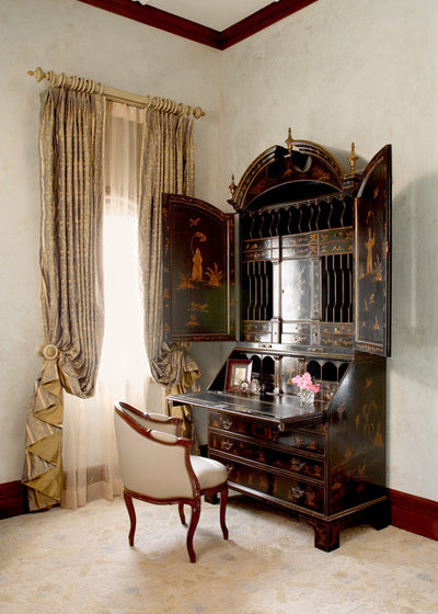 British Colonial Bedroom by Cravotta Interiors