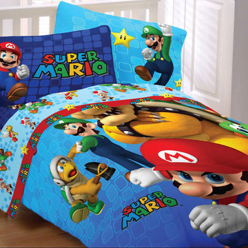 Mario Bedding and Room Decorations