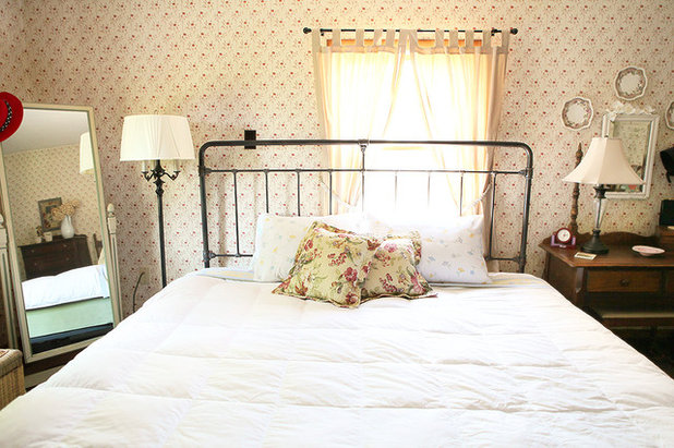 Shabby-chic Style Bedroom by Julie Ranee Photography