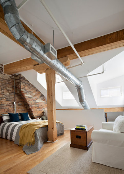 Industrial Bedroom by Rad Design Inc