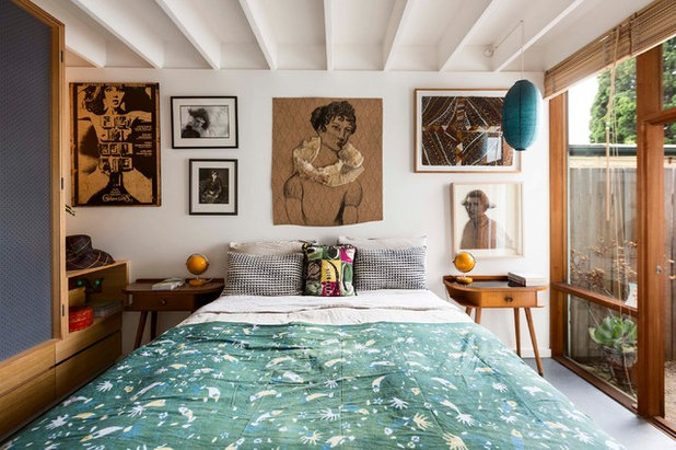 Eclectic Bedroom by David Boyle Architect