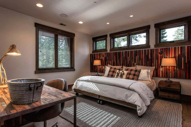 Mountain style bedroom photo in Phoenix