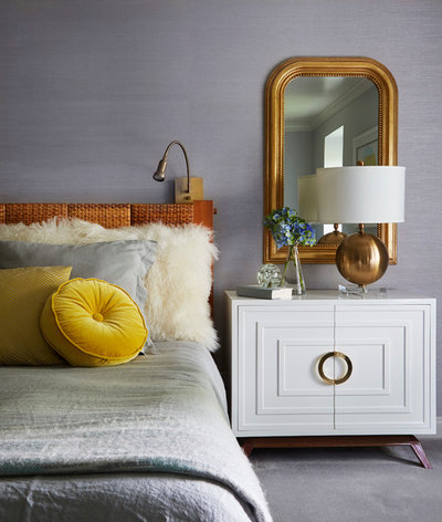 Transitional Bedroom by Amy Kartheiser Design