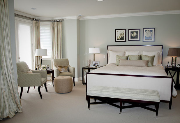 Transitional Bedroom by Beverly Bradshaw Interiors