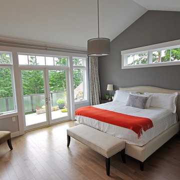 Master Bedroom - Chuckanut Custom Contemporary Home