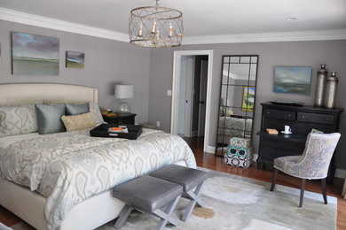 Inspiration for a transitional bedroom remodel in Boston