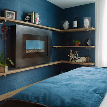 Master Bedroom Electric Fireplace