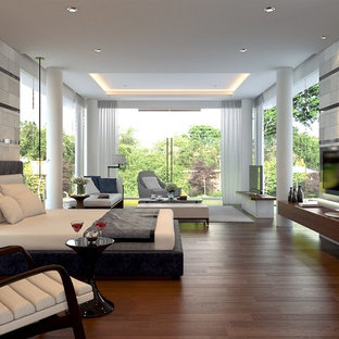 Master Bedroom, modern tropical Sentul Jakarta