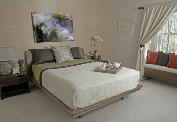 Contemporary Bedroom by Raine Heidenberg Interior Design