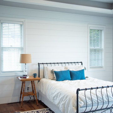 Master Bedroom Shiplap Accent Wall