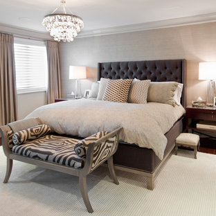 Master Bedroom With Tufted Headboard Ideas Photos Houzz