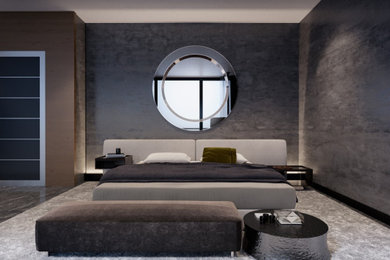 Photo of a contemporary bedroom in Other.