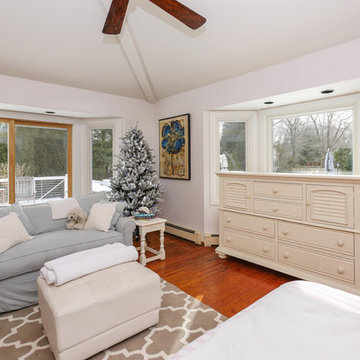 Master Bedroom Suite - Happy Holidays - New Windows and Holiday Decor