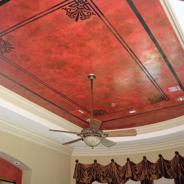 Master Bedroom - Venetian Plaster Ceiling