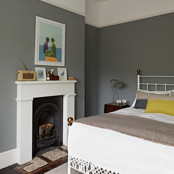 MASTER BEDROOM |  Warm Greys & Vintage Touches