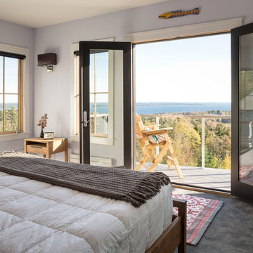 Master Bedroom with a Balcony