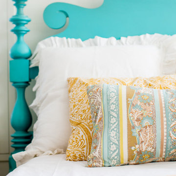 Master Bedroom with Bright Vintage Kick