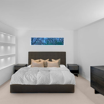 Master bedroom with built-in niche