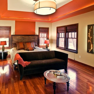 Master bedroom with Indian flavors