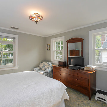 Master Bedroom with Three New Windows with Grilles