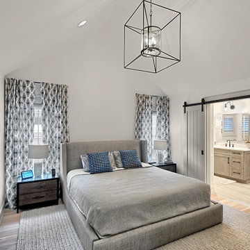 Master Bedroom with Vaulted Ceiling