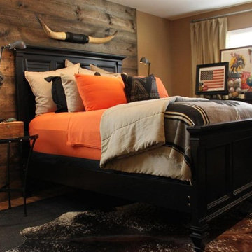 Master Bedroom Wood Accent Wall