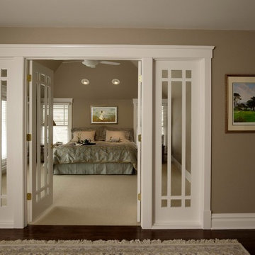 Master Suite Addition with Tray Ceiling and French Doors to Sitting Area