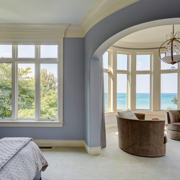 Master Suite Sitting Area with View to the Lake