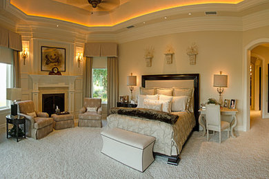 Elegant bedroom photo in Tampa