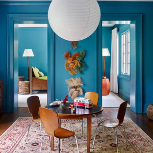 Aménagement d'une chambre méditerranéenne.