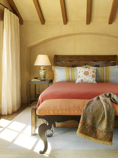 Mediterranean Bedroom by Schippmann Design