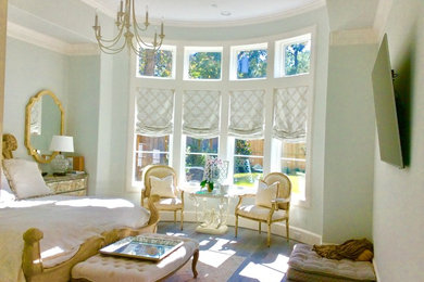Memorial area home with gorgeous roman shades