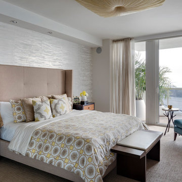 Miami Beach Highrise- Master Bedroom
