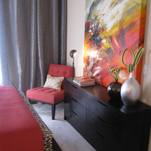 Contemporary Bedroom by Michelle Salz-Smith, ASID, CID, NCIDQ