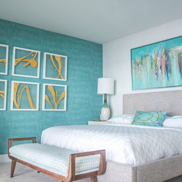 MID-CENTURY MODERN MASTER BEDROOM