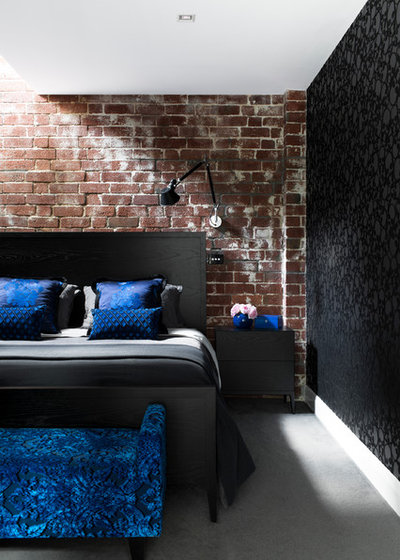 Industrial Bedroom by Camilla Molders Design