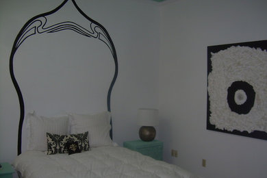 ニューオリンズにあるコンテンポラリースタイルのおしゃれな寝室