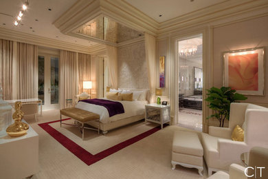 Bedroom - contemporary bedroom idea in Las Vegas