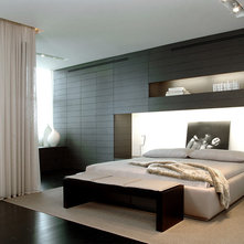 Contemporary Bedroom by Troy Dean Interiors
