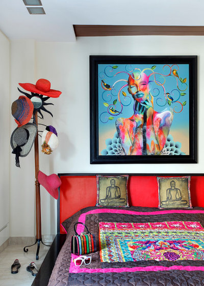 Eclectic Bedroom by Mrigank Sharma Photography