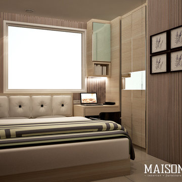 Modern and Simple Master Bedroom Idea