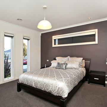 Modern Architectural Home Master Bedroom , Melbourne, Tarneit