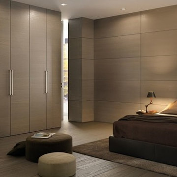Modern Bedroom & Bath in Stone Oak