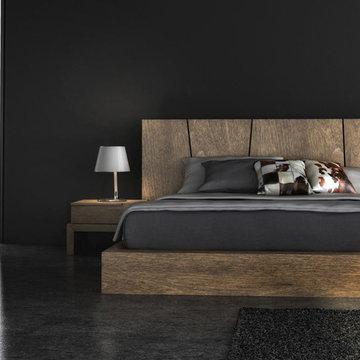 Modern Bedroom Set Silk by Huppe