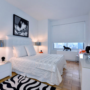 Modern Black & White Bedroom