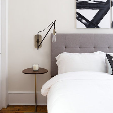 Modern Black & White Bedroom