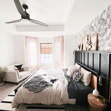 Modern Bohemian Bedroom Interior